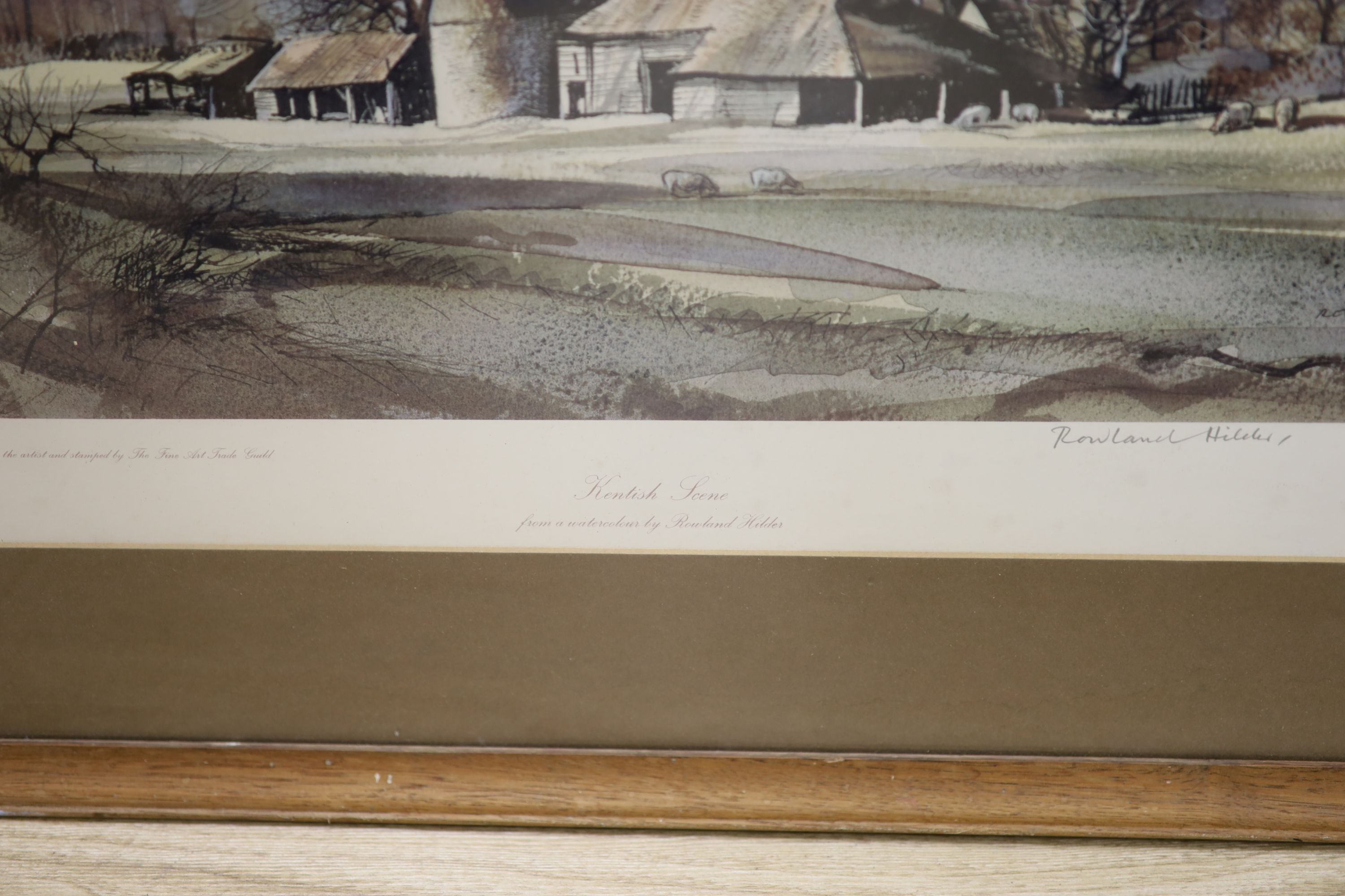 Modern British, limited edition print, 'Scorpio', signed in pencil, 3/10, 33 x 50cm